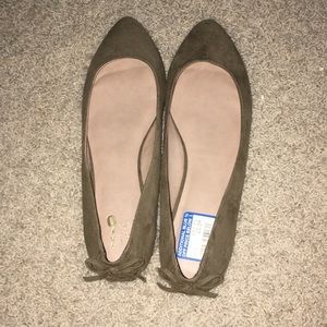 SUEDE BALLET FLATS